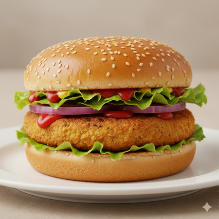 Grilled Cheese burger for a kids birthday party at TAG USA Sohana, Mohali